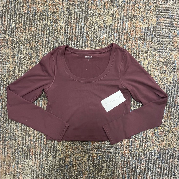 NWT Athleta long sleeve crop - Picture 3 of 4